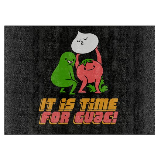 今はグアクの時間だ! カッティングボード (正面)