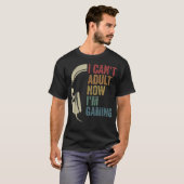 今はゲーマーママ ゲーマーパパ Tシャツ (正面フル)