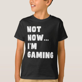 今はゲームをやっている Tシャツ