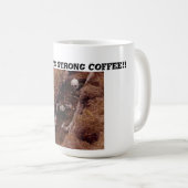 今はコーヒーが強い!スケルトンの墓写真 コーヒーマグカップ (正面右)
