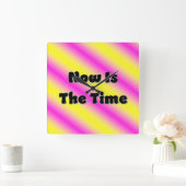 今はタイムウォール時計 スクエア壁時計 (ホーム)