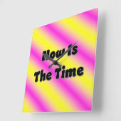 今はタイムウォール時計 スクエア壁時計 (傾斜)