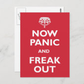 今はパニックに陥り慌てる ポストカード (正面/裏面)