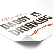 今はパパが飲んでる フォトプリント            (角)