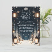 今はフォレストスターズスノースウィーンブライトウィンターブライダルシャワー 招待状 (スタンド正面)
