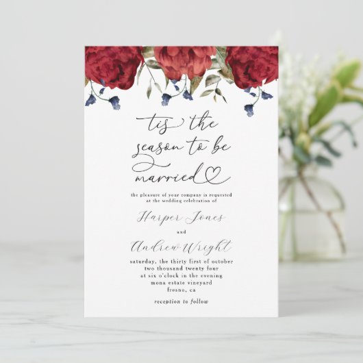 今はフローラの季節結婚しただ結婚 招待状 (スタンド正面)