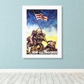 今は一緒に~硫黄島 キャンバスプリント (インサイチュ (ウッドフロア))