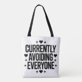今は人と関わりたくないデザイン トートバッグ (裏面)