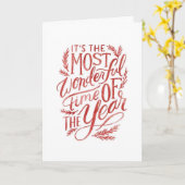 今は今年で最も素晴らしい時だ カード (黄色い花)