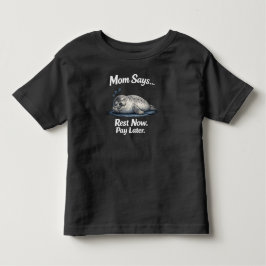 今は休んであとで払ってね 子供Tシャツ トドラーTシャツ