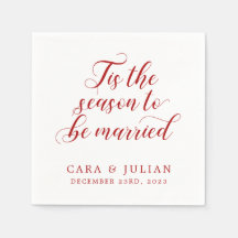 今は冬の結婚式結婚したの季節だ