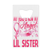 今は勇者が天使となって妹を思い出す クレジットカード栓抜き (正面)