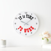 今は壁時計を動かす時だ ラージ壁時計 (ホーム)