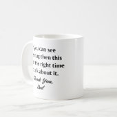 今は好い時ではない コーヒーマグカップ (正面左)