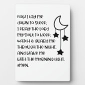 今は寝るように横になった フォトプラーク (正面)