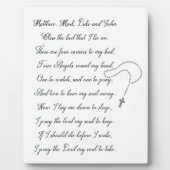 今は寝るように横になった フォトプラーク (正面)