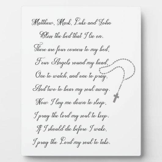 今は寝るように横になった フォトプラーク (正面)