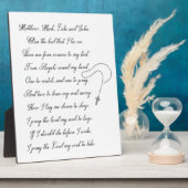 今は寝るように横になった フォトプラーク (側面)