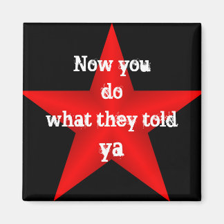 今は彼らが言ったとおりにする マグネット