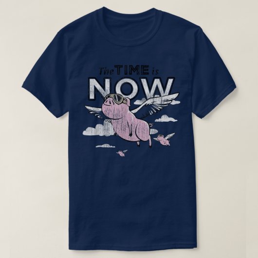 今は時が熟飛んでいるす Tシャツ (デザイン正面)