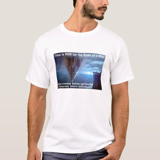 今は時間が経つ Tシャツ (正面)