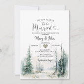 今は松の結婚した木だ 招待状 (正面)