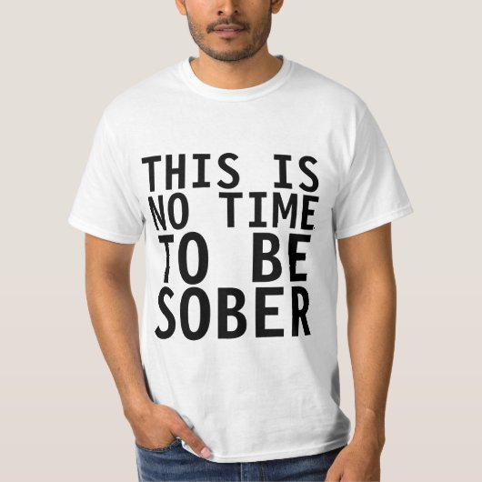 今は正気のTシャツだおもしろい。 Tシャツ (正面)