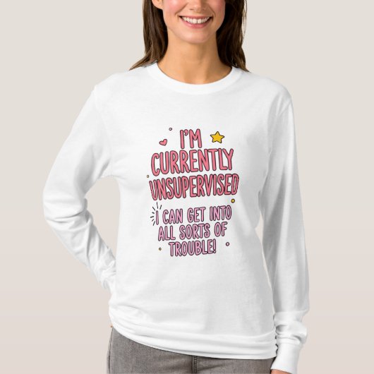 今は無人監督の女性用 Tシャツ (正面)
