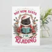 今は無理サンタ、私は読書中 シーズンカード (スタンド正面)