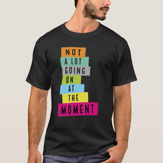 今は特に何もしてないスパンコール Tシャツ (正面)