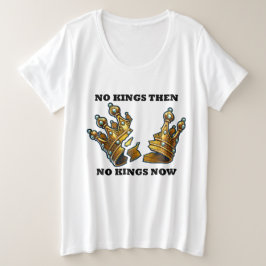 今は王も王も プラスサイズTシャツ