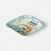 今は男の子かわいいゴルフホール1歳の誕生日 ペーパープレート (傾斜あり)