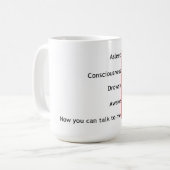 今は私と話せる コーヒーマグカップ (正面左)