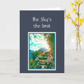 今は空の限界を卒業した カード (黄色い花)