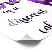 今は紫違う色の馬 フォトプリント            (角)