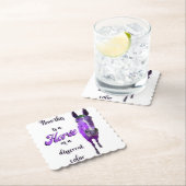 今は紫違う色の馬 ペーパーコースター (インサイチュ)