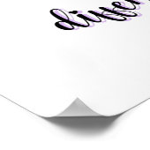 今は紫違う色の馬 ポスター (角)