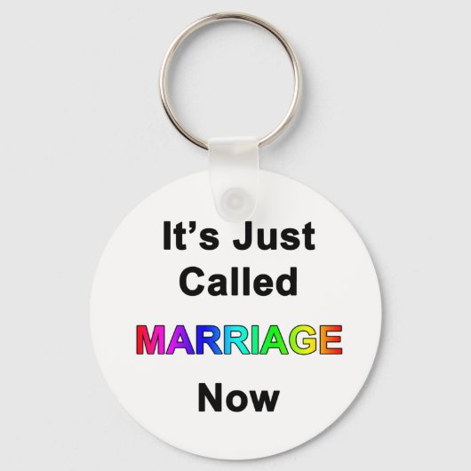今は結婚と呼ばれている キーホルダー (正面)
