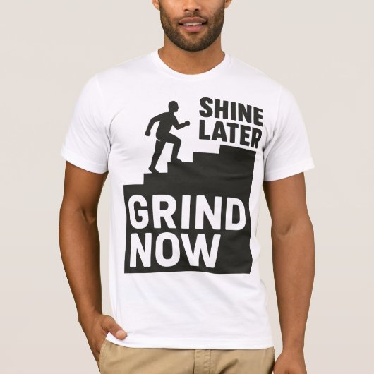 今は耐えて輝け Tシャツ (正面)