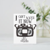 今は見れないから、後でテープに貼る ポストカード (スタンド正面)