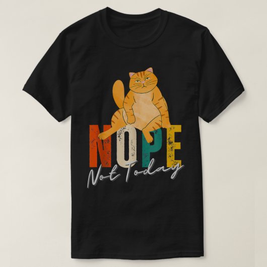 今は言わないこと猫好きギフトおかしい丸ごと Tシャツ (デザイン正面)