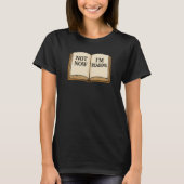 今は読書中 Tシャツ (正面)