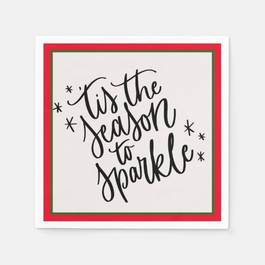 今は輝く季節だ スタンダードカクテルナプキン (正面)