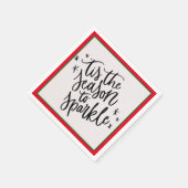 今は輝く季節だ スタンダードカクテルナプキン (角)