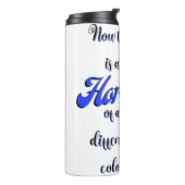 今は青い色の違う馬だ タンブラー (回転左)