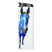 今は青い色の違う馬だ タンブラー (回転右)