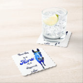 今は青い色の違う馬だ ペーパーコースター (インサイチュ)