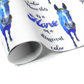 今は青い色の違う馬だ ラッピングペーパー (ロールコーナー)