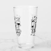 今は飲む季節だ |クリスマスユーモア タンブラーグラス (左)