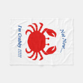 今は……私はクラビーだ!!!!毛布 フリースブランケット (正面(横))